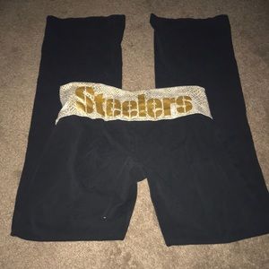 PINK Victoria’s Secret - STEELERS Yoga pants🖤💛